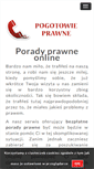 Mobile Screenshot of pogotowieprawne24.pl